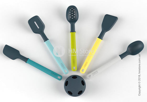Набор кухонного инвентаря на подставке Joseph Joseph Elevate Silicone 5-piece Utensil set, Multi Colour 