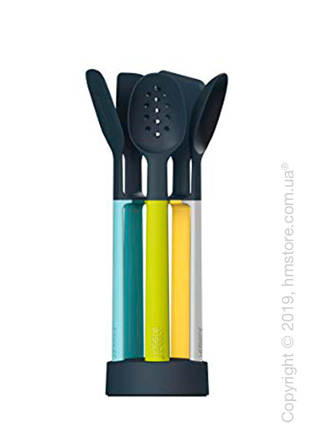 Набор кухонного инвентаря на подставке Joseph Joseph Elevate Silicone 5-piece Utensil set, Multi Colour 