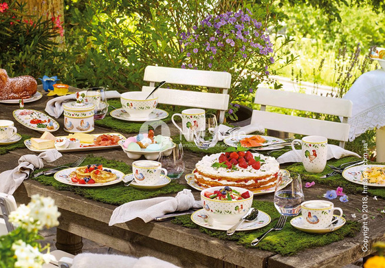 Тарелка десертная мелкая Villeroy & Boch коллекция Spring Awakening Hen, 22 см