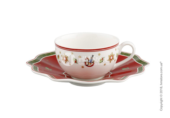 Чашка с блюдцем Villeroy & Boch коллекция Toy’s Delight, 200 мл, Red