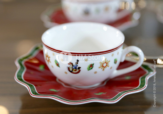 Чашка с блюдцем Villeroy & Boch коллекция Toy’s Delight, 200 мл, Red