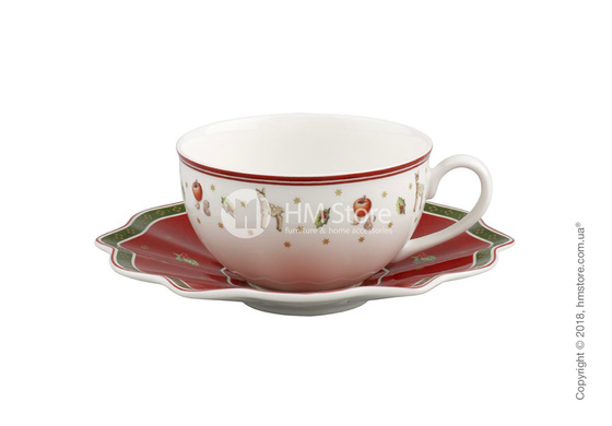 Чашка с блюдцем Villeroy & Boch коллекция Toy’s Delight, 300 мл, Red