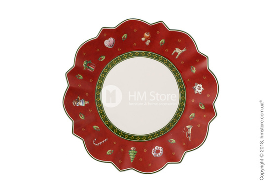 Тарелка пирожковая Villeroy & Boch коллекция Toy’s Delight, 17 см, Red