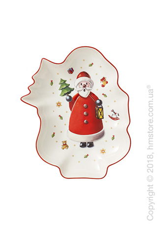 Блюдо для подачи Villeroy & Boch коллекция Toy’s Delight, 24х19,5 см, Santa