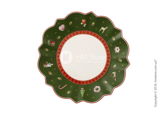 Тарелка пирожковая Villeroy & Boch коллекция Toy’s Delight, 17 см, Green