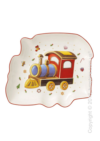 Блюдо для подачи Villeroy & Boch коллекция Toy’s Delight, 25,5х22 см, Christmas Train