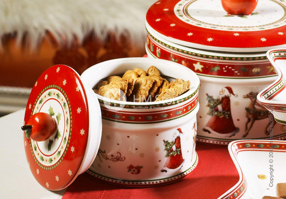 Емкость для хранения Villeroy & Boch коллекция Winter Bakery Delight, 560 мл