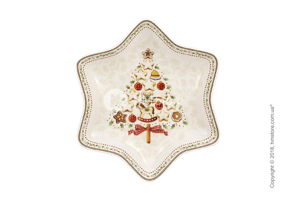 Блюдо Villeroy & Boch коллекция Winter Bakery Delight Star, 24,5 см, Tree