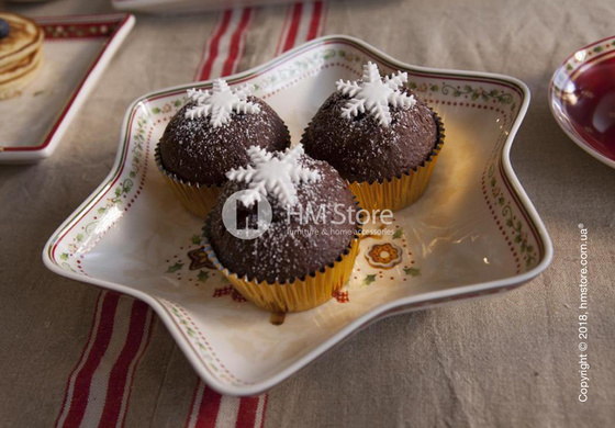Блюдо Villeroy & Boch коллекция Winter Bakery Delight Star, 24,5 см, Tree