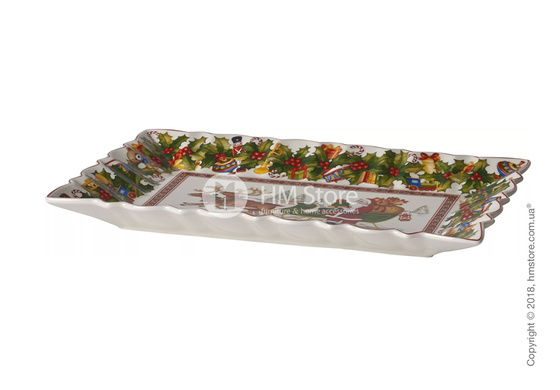 Блюдо для подачи Villeroy & Boch коллекция Toy’s Fantasy, 35х22,5 см, Packing Santa's sleigh