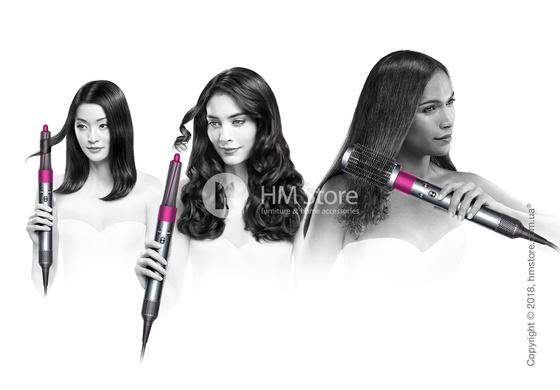 Стайлер Dyson Airwrap Smooth+Control, Fucsia and Iron