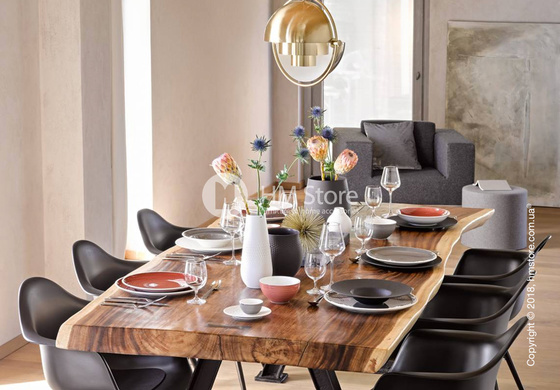 Ваза Villeroy & Boch коллекция Collier Carré, 26 см, Black