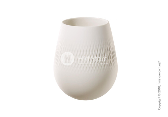 Ваза Villeroy & Boch коллекция Collier Carré, 14 см, White