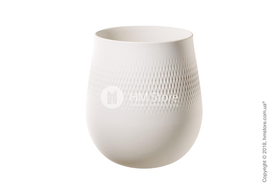 Ваза Villeroy & Boch коллекция Collier Carré, 22,5 см, White