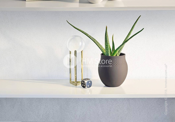 Ваза Villeroy & Boch коллекция Collier Perle, 17,5 см, Black