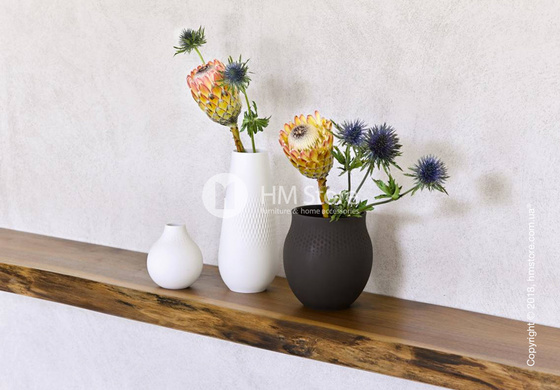 Ваза Villeroy & Boch коллекция Collier Perle, 17,5 см, Black