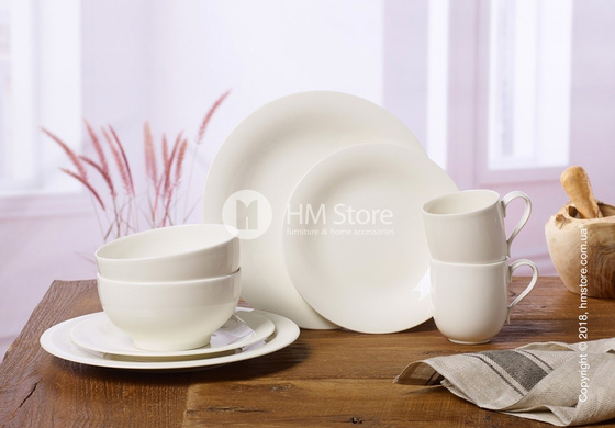 Набор фарфоровой посуды Villeroy & Boch коллекция New Cottage Basic на 2 персоны, 8 предметов Набор фарфоровой посуды Villeroy & Boch коллекция New Cottage Basic на 2 персоны, 8 предметов