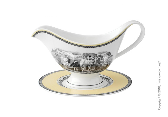 Соусница с блюдцем Villeroy & Boch коллекция Audun Ferme, 400 мл