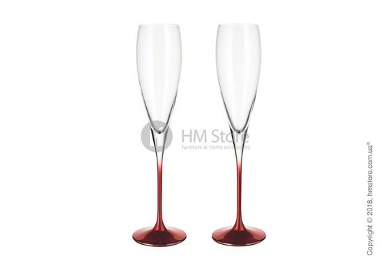 Набор бокалов для шампанского Villeroy & Boch коллекция Allegorie Premium Rosewood 260 мл на 2 персоны