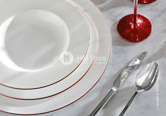 Тарелка столовая глубокая Villeroy & Boch коллекция Anmut Rosewood, 24 см