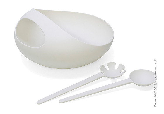 Салатница Joseph Joseph Salad Bowl & Servers, Белая