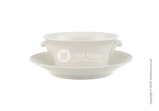 Чаша бульонная с блюдцем Villeroy & Boch коллекция Cellini, 400 мл Чаша бульонная с блюдцем Villeroy & Boch коллекция Cellini, 400 мл