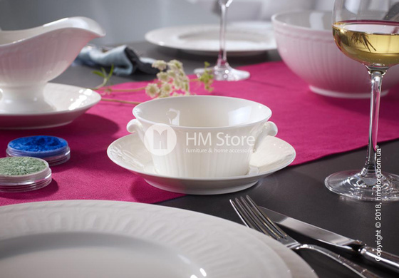 Чаша бульонная с блюдцем Villeroy & Boch коллекция Cellini, 400 мл