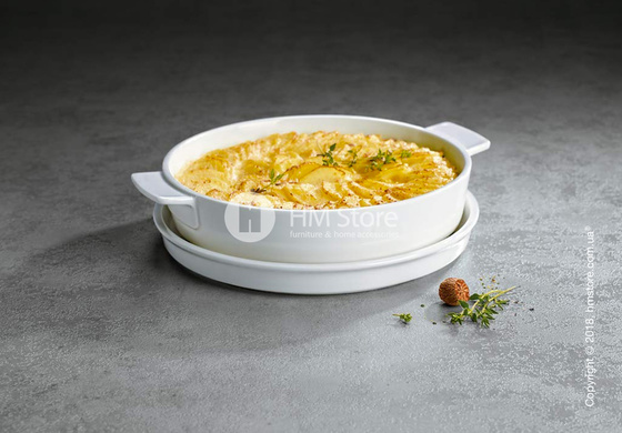 Форма для выпечки фарфоровая с крышкой Villeroy & Boch коллекция Clever Cooking, 24 см