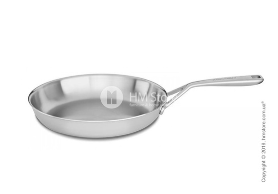 Сковорода KitchenAid Skillet серия 3-Ply Copper Core 28 см, Stainless Steel 