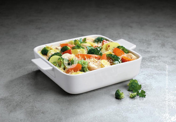 Форма для выпечки фарфоровая Villeroy & Boch коллекция Clever Cooking, 21х21 см