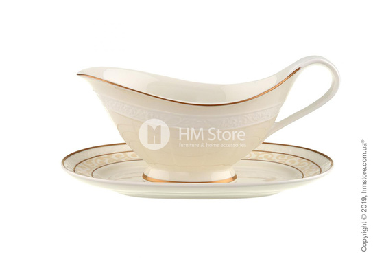Соусница с блюдцем Villeroy & Boch коллекция Ivoire, 400 мл