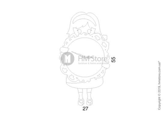 Часы настенные Progetti Biancaneve Wall Clock