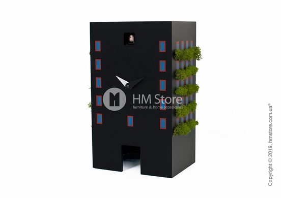 Часы Progetti Urban Cuckoo Clock, Black