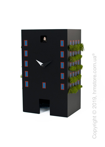 Часы Progetti Urban Cuckoo Clock, Black