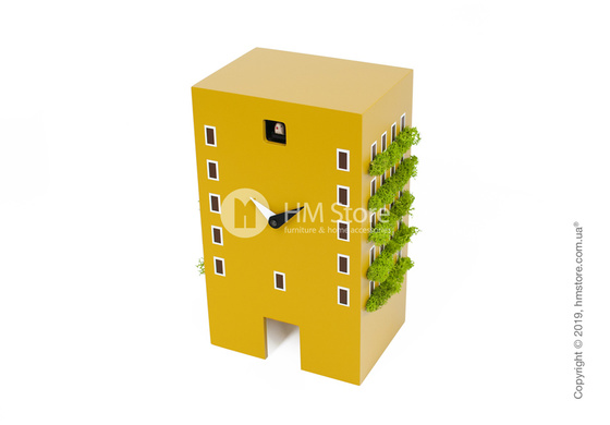 Часы Progetti Urban Cuckoo Clock, Mustard Часы Progetti Urban Cuckoo Clock, Mustard