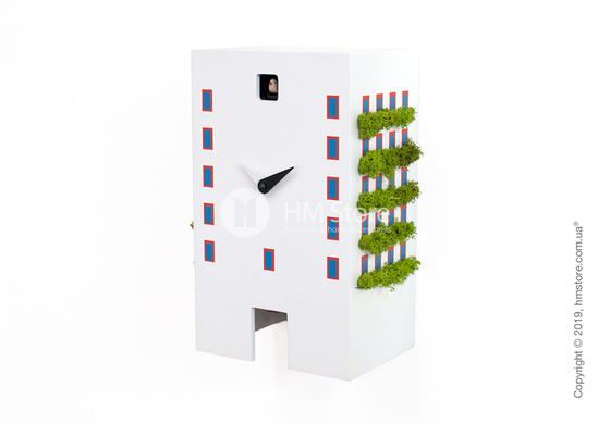 Часы Progetti Urban Cuckoo Clock, White