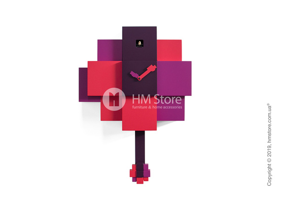 Часы настенные Progetti Choco Wall Clock, Purple