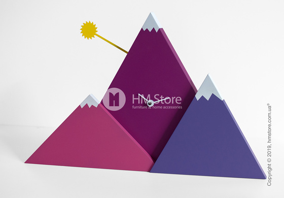 Часы настенные Progetti Sunset Wall Clock, Purple