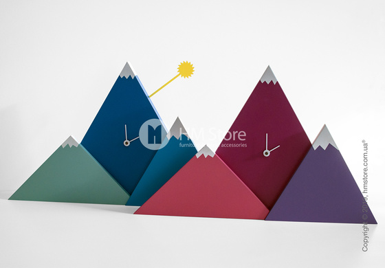 Часы настенные Progetti Sunset Wall Clock, Purple