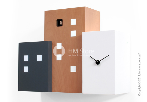 Часы настенные Progetti Walls Cucù Wall Clock, Light Brown