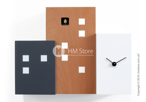 Часы настенные Progetti Walls Cucù Wall Clock, Light Brown