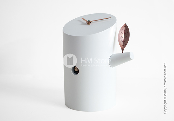 Часы настольные Progetti Nido Clock, White