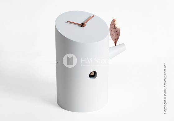 Часы настольные Progetti Nido Clock, White