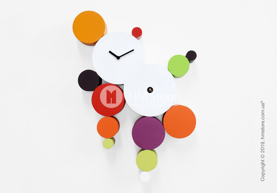 Часы настенные Progetti Cucuball Wall Clock, Warm Colour Часы настенные Progetti Cucuball Wall Clock, Warm Colour