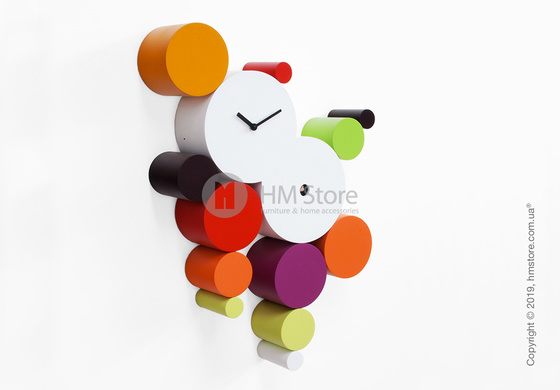 Часы настенные Progetti Cucuball Wall Clock, Warm Colour Часы настенные Progetti Cucuball Wall Clock, Warm Colour