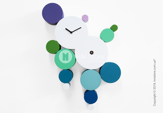 Часы настенные Progetti Cucuball Wall Clock, Cold Colour