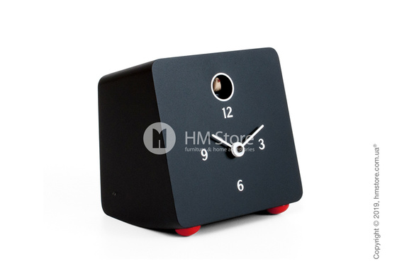 Часы настольные Progetti Fido Clock, Black Часы настольные Progetti Fido Clock, Black