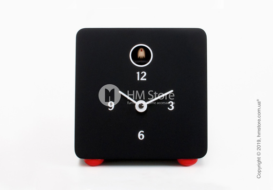 Часы настольные Progetti Fido Clock, Black Часы настольные Progetti Fido Clock, Black