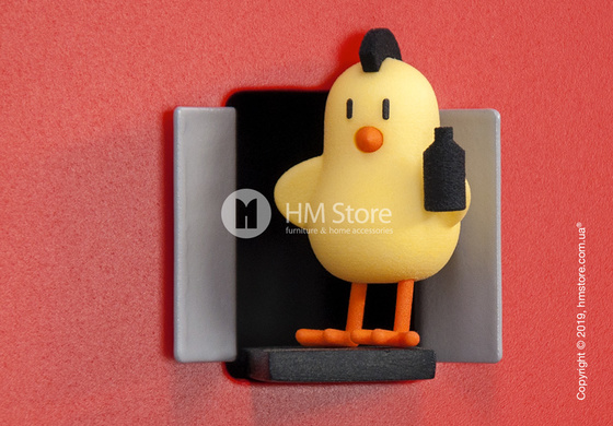 Часы настенные Progetti Freebird Punk Wall Clock, Red