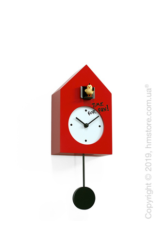 Часы настенные Progetti Freebird Punk Wall Clock, Red